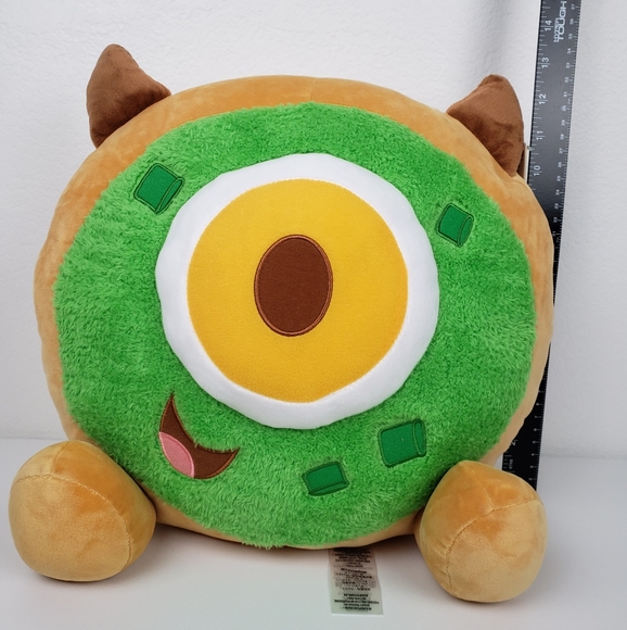 Disney Munchlings Mike Wasowski Avocado Breakfast Bagel Plush 13.5" Monsters Inc - Picture 13 of 13